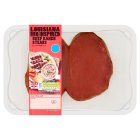 Sainsbury's Ranch British Beef Steaks with Louisiana Bbq Rub 250g