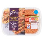 Sainsbury's Chilli Cheese Top Dogs Hot Dog Style British Sausages, Taste the Difference 400g