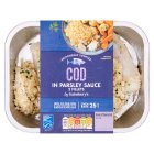 Sainsbury's MSC Ready to Cook Cod Fillets in Parsley Sauce x2 380g