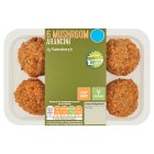 Sainsbury's Mushroom Arancini, Summer Edition x6 150g