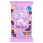 Sainsbury's Chocolate Peanut & Raisin Mix 200g