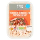 Sainsbury's Chargrilled Shredded British Chicken Breast 160g (Ready to Eat)