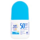 Sainsbury's Sun Protect Baby + Kids 50 + Very High SPF Sensitive Roll On Sun Lotion 50ml