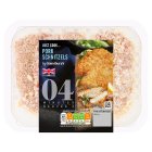 Sainsbury's Just Cook British Pork Schnitzel x4 300g (Ready To Cook)