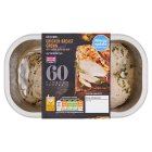 Sainsbury's Just Cook British Chicken Breast Garlic Crown 520g