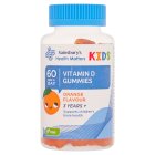 Sainsbury's Health Matters Kids Orange Flavour Vitamin D Gummies 3 Years+ One a Day