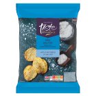 Sainsbury's Sea Salted Ridge Cut Hand Cooked Crisps, Taste the Difference 150g