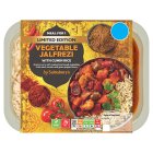 Sainsbury's Vegetable Jalfrezi Curry with Cumin Rice Ready Meal for 1 400g