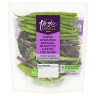 Sainsbury's Purple Sprouting Broccoli, Mangetout & Extra Fine Beans, Taste the Difference 160g