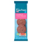 Sainsbury's Free From Cookies & Cream Biscuits 160g