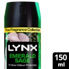 Lynx Fine Fragrance Collection Premium Deodorant Body Spray Emerald Sage 150ml