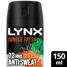 Lynx Jungle Fresh Antiperspirant Deodorant for Men 150ml