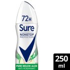 Sure Antiperspirant Deodorant Pure Melon Aloe Nonstop Protection 250ml