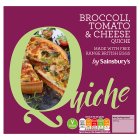 Sainsbury's Broccoli, Tomato & Cheese Quiche 400g