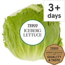 Tesco Iceberg Lettuce Each