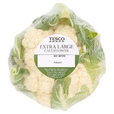 Tesco Cauliflower Extra Large Each