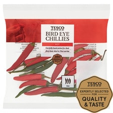 Tesco Bird Eye Chillies 25G