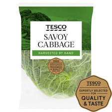 Tesco Savoy Cabbage Each