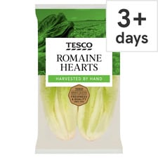 Tesco Romaine Lettuce Hearts Twin Pac