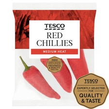 Tesco Red Chillies 60G