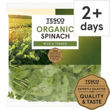 Tesco Organic Spinach 200G