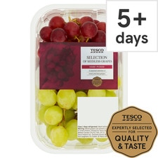 Tesco Seedless Grape Selection Pack 500G