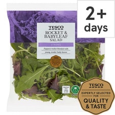 Tesco Peppery Babyleaf Rocket Salads 90G