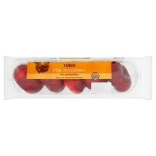 Tesco Flat Nectarines Minimum 4 Pack