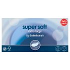 Sainsbury's Super Soft Extra Larg Size 3 Ply Tissues Twin Pack x66 Sheets