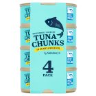 Sainsbury's Tuna Chunks in Sunflower Oil 4x145g