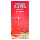 Sainsbury's Cranberry Juice Drink, No Added Sugar 1L