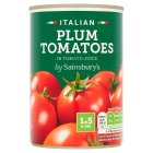 Sainsbury's Italian Plum Tomatoes 400g