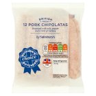 Sainsbury's Butcher's Choice British Pork Chipolata sausages x12 340g