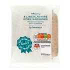 Sainsbury's Butcher's choice Lincolnshire British Pork Sausage x8 454g