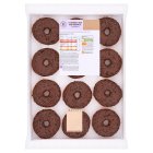 Sainsbury’s Chocolate Iced Ring Doughnuts x12