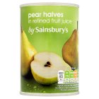 Sainsbury's Pear Halves in Refined Fruit Juice 411g