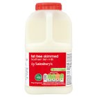 Sainsbury's Northern Irish Skimmed Milk 568ml (1 Pint)