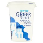 Sainsbury's Greek Style Low Fat Natural Yogurt 500g