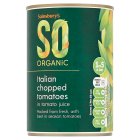 Sainsbury's SO Organic Italian Organic Chopped Tomatoes in Tomato Juice 400g