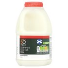 Sainsbury's Scottish Skimmed Milk, SO Organic 568ml (1 pint)