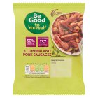 Sainsburys Cumberland British Pork Sausages, Be Good To Yourself x8 454g