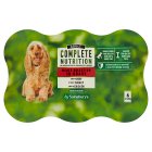 Sainsbury's Complete Nutrition Adult Dog Food Meat Selection in Gravy 6 x 400g