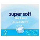 Sainsbury's Super Soft Toilet Tissue Box, White x65 Sheets