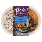 Sainsbury's Beef Stroganoff with Wild Rice, Taste the Difference 400g (Serves 1)