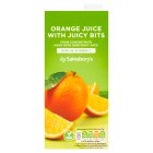 Sainsbury's Pure Orange Juice With Bits 1L