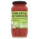 Sainsbury's Pasta Sauce, Tomato Mushroom & Basil 500g