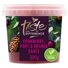 Sainsbury's Orange Port & Cranberry Sauce, Taste the Difference 300g