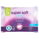 Sainsbury’s Super Soft Flushable Moist Toilet Tissue, Sensitive 40 wipes