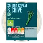 Sainsbury's Soured Cream & Chive Dip 200g