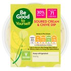 Sainsbury's Soured Cream & Chive Dip, Be Good To Yourself 200g